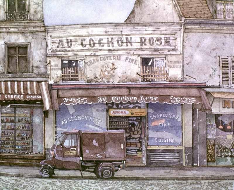 Au Cochon Rose by Eddie Flotte