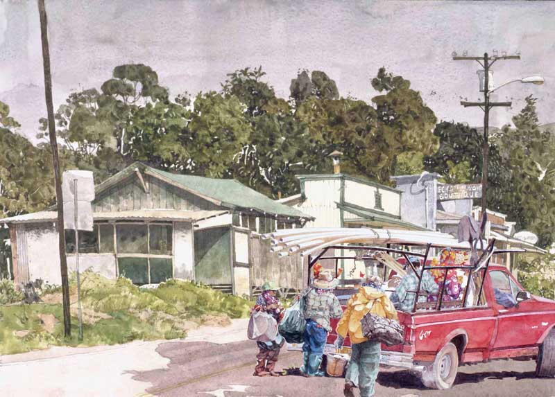 Cane Workers at Kitada's by Eddie Flotte