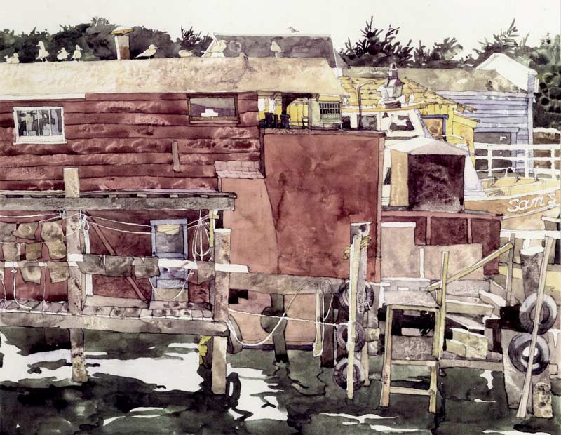 Cannery Row Monterey by Eddie Flotte