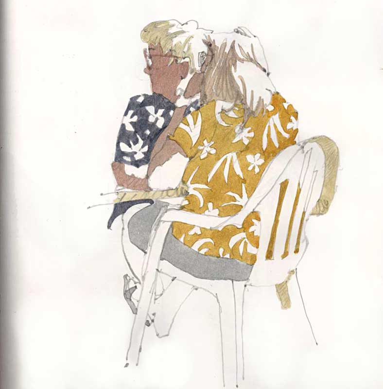 Coffee Talk Sketch by Eddie Flotte