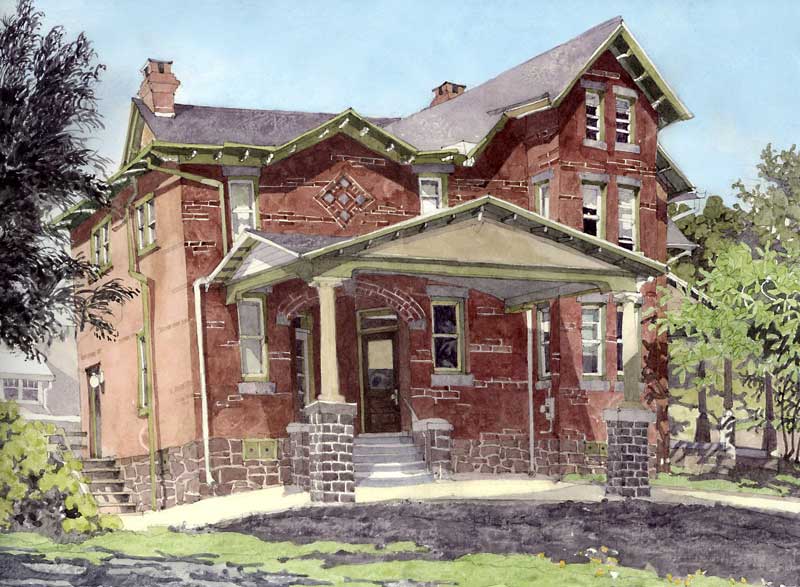 Collegeville Dormitory by Eddie Flotte