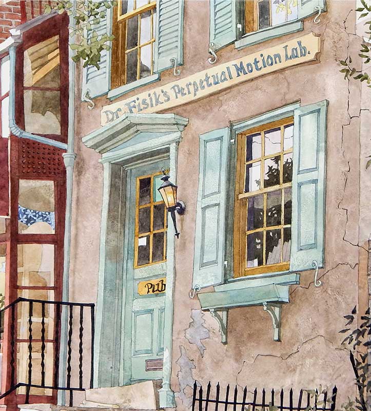 Dr Fisik's Perpetual Motion Lab by Eddie Flotte