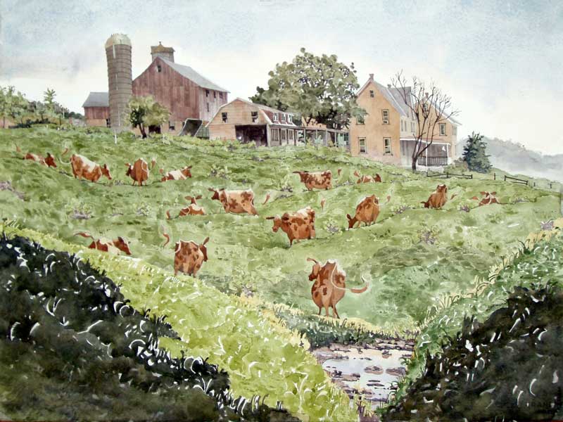 Gratorsford Dairy Farm by Eddie Flotte