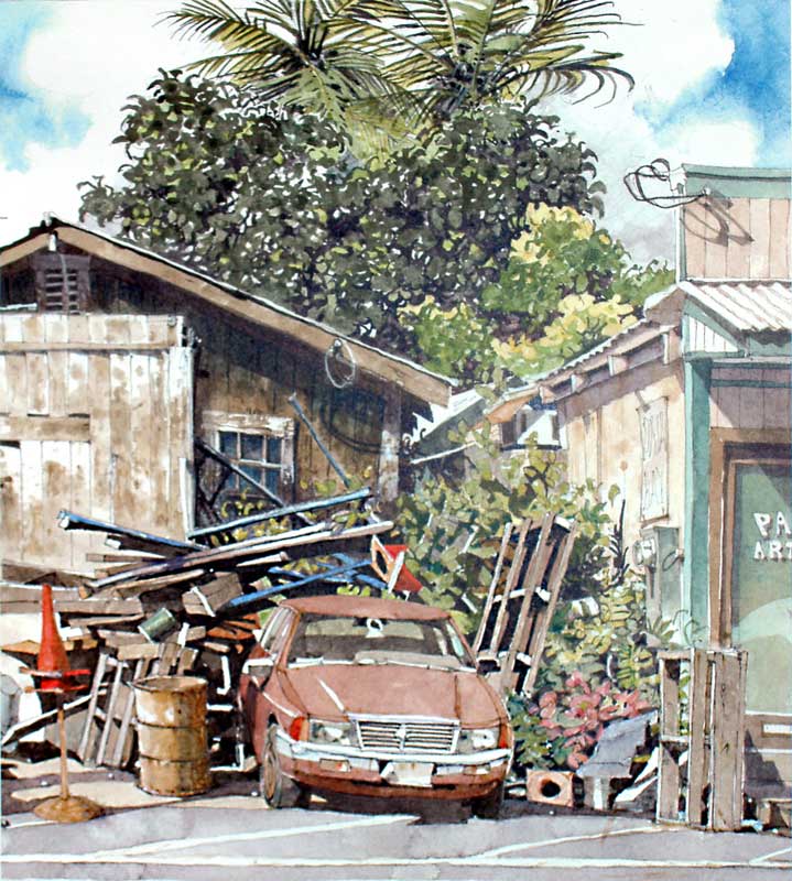 Mister Brown's Driveway by Eddie Flotte