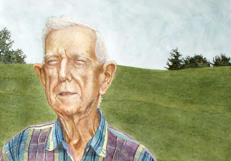 Mr Kuerner on Kuerner's Hill by Eddie Flotte
