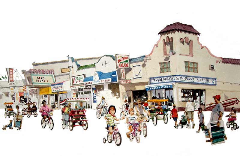 Ocean City Boardwalk by Eddie Flotte