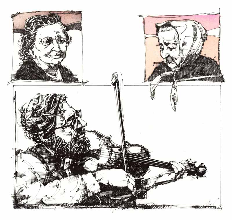Pen & Ink Illustrations by Eddie Flotte