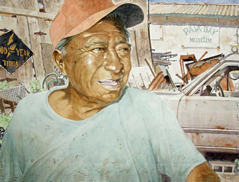 Portrait of Mister Brown by Eddie Flotte