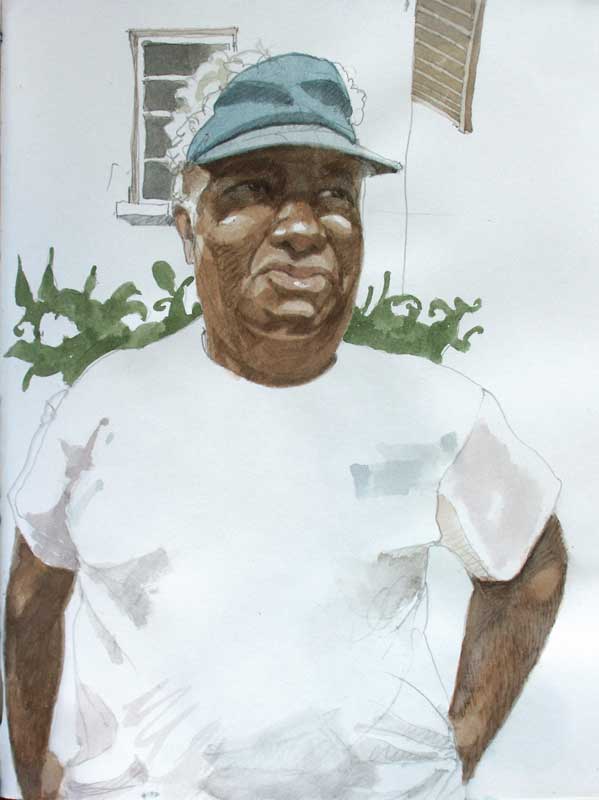 Rene Sketch by Eddie Flotte