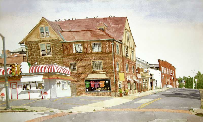 Ridge Avenue Pigeons by Eddie Flotte