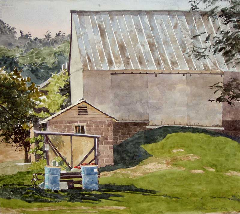 Swamp Pike Fruit Stand by Eddie Flotte