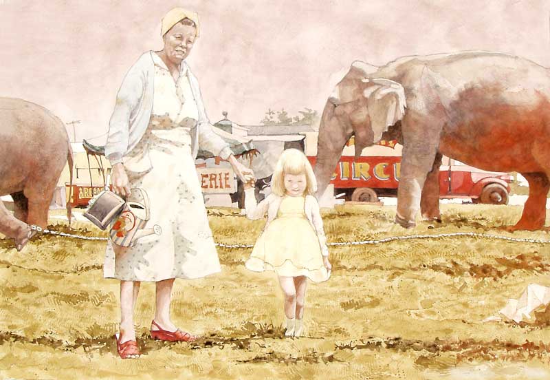 The Circus Came To Town by Eddie Flotte