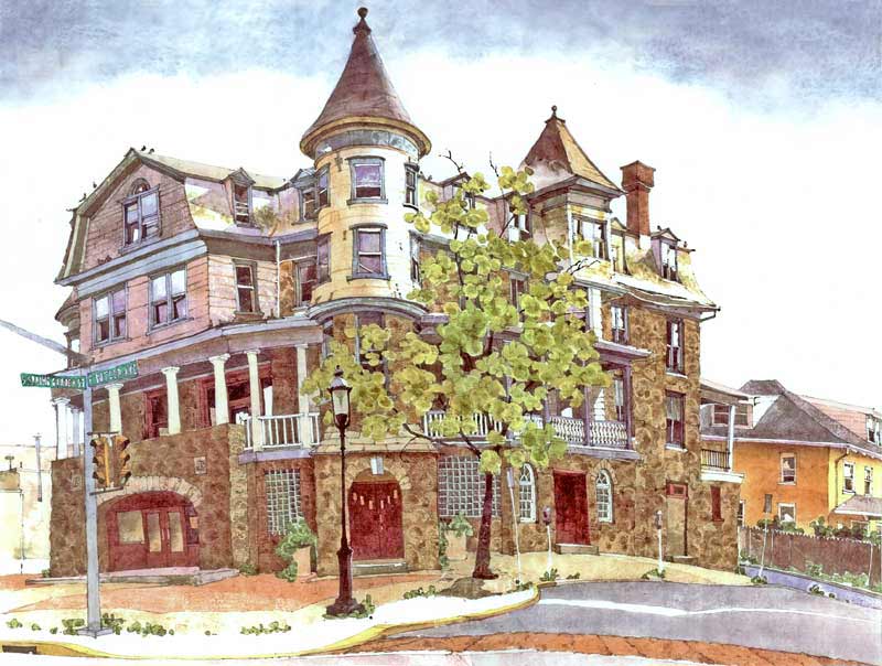 Wyndham Front Entrance by Eddie Flotte
