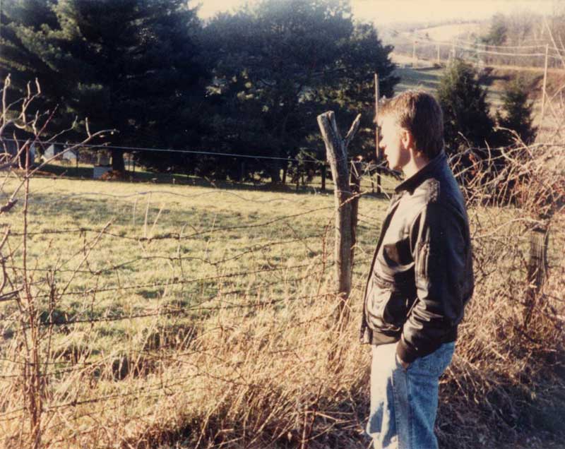 Eddie behind Kuerner's House