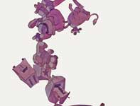A String of Toys Painting by Eddie Flotte: A String of Toys