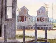 Across the Sound Painting by Eddie Flotte: Across the Sound