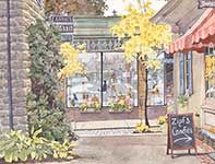 Artisans On The Avenue Painting by Eddie Flotte: Artisans On The Avenue