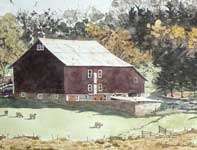 Autumn at Kuerner's Painting by Eddie Flotte: Autumn at Kuerner's