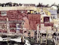 Cannery Row Monterey Painting by Eddie Flotte: Cannery Row Monterey