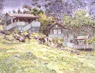 China Ridge Painting by Eddie Flotte: China Ridge