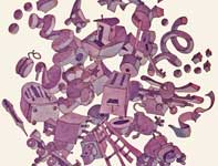 Clutter Painting by Eddie Flotte: Clutter