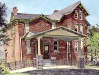 Collegeville Dormitory Painting by Eddie Flotte: Collegeville Dormitory