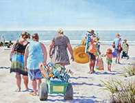 Early Birds Painting by Eddie Flotte: Early Birds