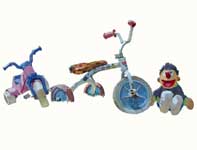 Ernie and the Big Wheels Painting by Eddie Flotte: Ernie and the Big Wheels