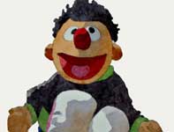 Ernie Painting by Eddie Flotte: Ernie