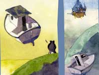 Flying Boat Sketches Painting by Eddie Flotte: Flying Boat Sketches