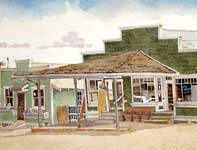 Fong Store Painting by Eddie Flotte: Fong Store