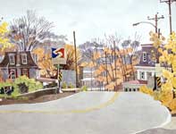 Fort Washington Crossing Painting by Eddie Flotte: Fort Washington Crossing