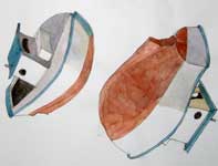 Four Boats Painting by Eddie Flotte: Four Boats