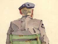 Frenchman in the Park Painting by Eddie Flotte: Frenchman in the Park