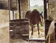 Frolic's Horse Hopefully Painting by Eddie Flotte: Frolic's Horse Hopefully