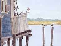 Gate Keeper Painting by Eddie Flotte: Gate Keeper