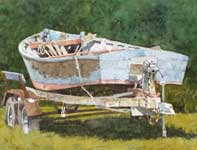Gently Down the Stream Painting by Eddie Flotte: Gently Down the Stream
