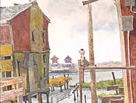 George's Lot Painting by Eddie Flotte: George's Lot