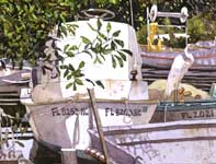 Gill Nets Painting by Eddie Flotte: Gill Nets