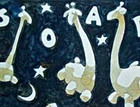Giraffes Painting by Eddie Flotte: Giraffes
