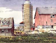 Gratorsford Dairy Cow Painting by Eddie Flotte: Gratorsford Dairy Cow
