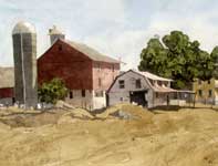 Gratorsford Farm House Painting by Eddie Flotte: Gratorsford Farm House