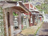 Hurricane Boutique Painting by Eddie Flotte: Hurricane Boutique