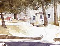 In A Flurry Painting by Eddie Flotte: In A Flurry