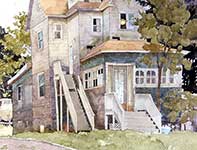Keeping A Light On Painting by Eddie Flotte: Keeping A Light On