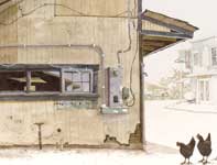 Kitada's Kitchen Painting by Eddie Flotte: Kitada's Kitchen