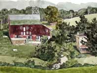 Kuerner's Hilltop Painting by Eddie Flotte: Kuerner's Hilltop