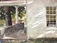 Kuerner's Kitchen window Painting by Eddie Flotte: Kuerner's Kitchen window