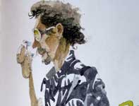 Lenny Painting by Eddie Flotte: Lenny