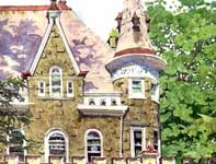 Lindenwald Terrace Painting by Eddie Flotte: Lindenwald Terrace